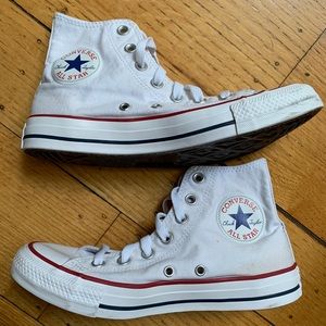 White Converse Chuck Taylor all stars - high tops